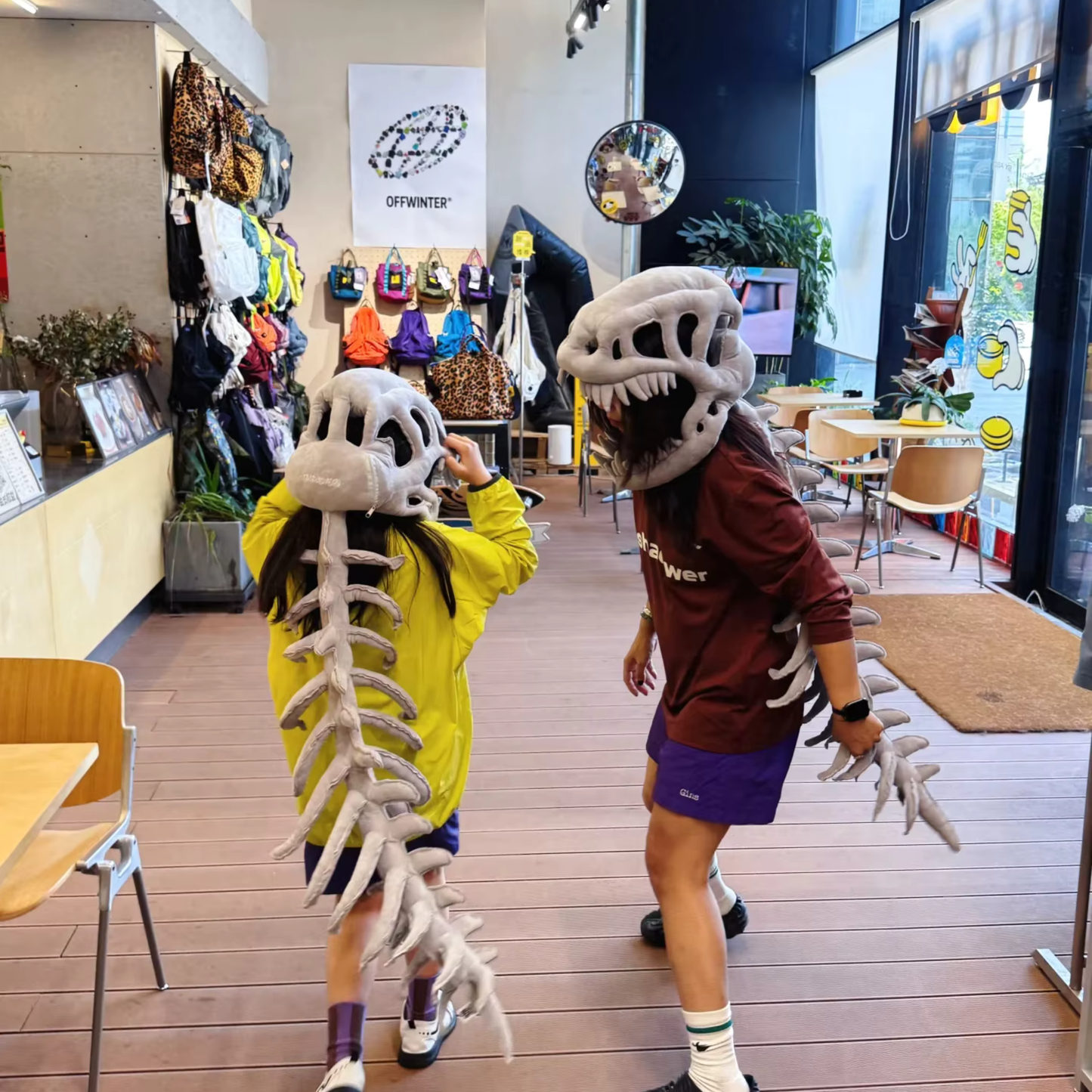 Dino Skelet Costume (Kids & Adults)